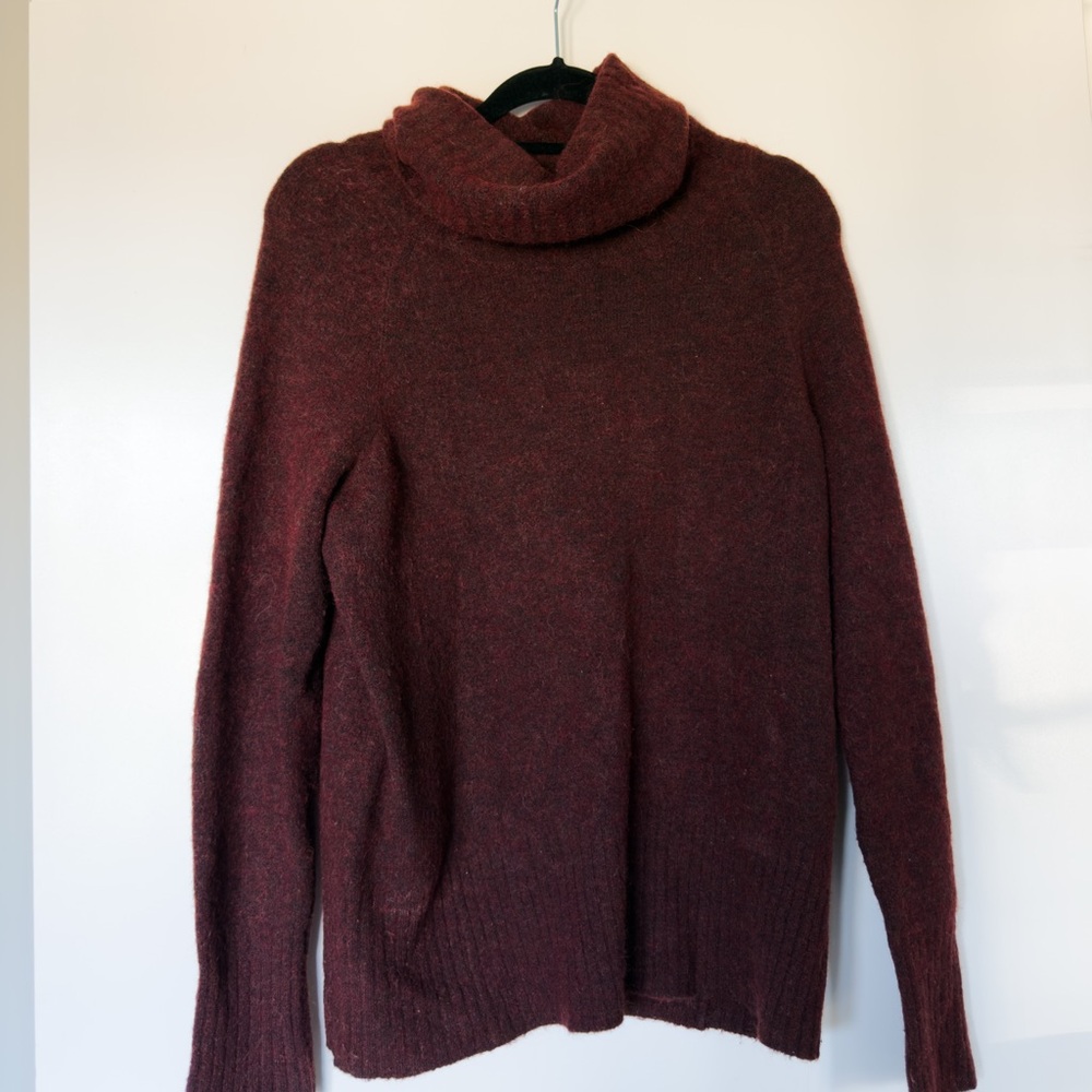 Babaton Deep Red Turtleneck Sweater
